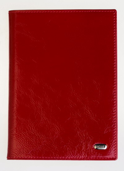 Обложка для паспорта PETEK Натуральная кожа Цвет красный Артикул 581-052 Red Обложка для документов PETEK; Македония 2009 г инфо 995d.
