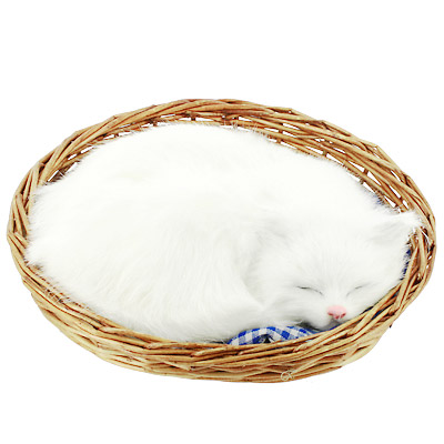 Кошка в корзине C267-w Подарки, сувениры, оригинальные решения Petz 2010 г ; Упаковка: пакет инфо 8754d.